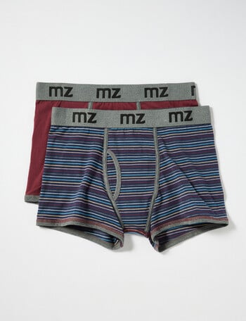 Mazzoni Open Front Trunk, 2-Pack, Navy & Burgundy product photo