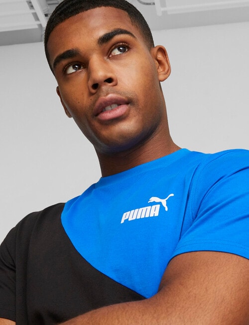 Puma Power Cat Tee, Navy product photo View 08 L