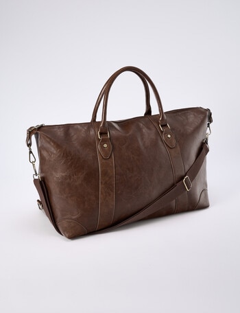 Laidlaw + Leeds Duffle Bag, Chocolate product photo