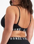 Bonds Icons Wirefree Bra, Black, 6-20 product photo View 03 S