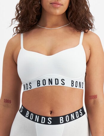 Bonds Icons Super Tube Bra, White, 6-20 product photo