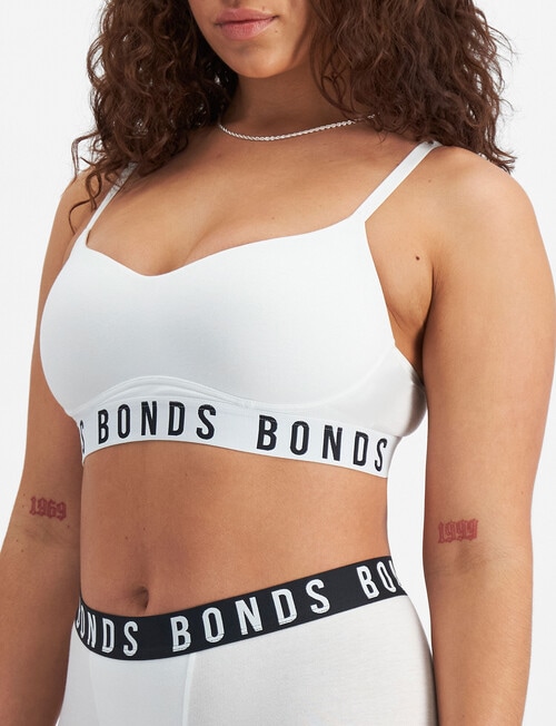 Bonds Icons Super Tube Bra, White, 6-20 product photo View 02 L