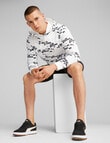 Puma Ess+ Logo Lab All-Over Print Hoodie, White product photo View 06 S