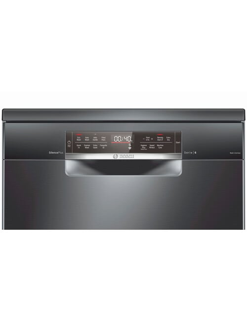 Bosch Series 6 Freestanding Dishwasher, Black Inox, SMS6HCB01A product photo View 03 L
