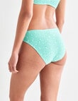 Zest Swimwear Ditsy Bikini Bottom, Green product photo View 02 S