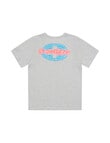 Champion Graphic Short Sleeve Tee, Oxford Heather product photo View 02 S