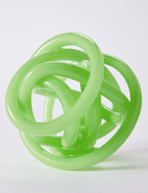 M&Co Vela Glass Knot Object product photo View 04 L