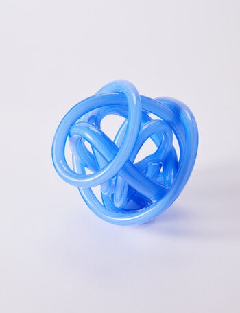 M&Co Vela Glass Knot Object, Ballad product photo