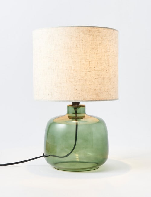 Salt&Pepper Monroe Table Lamp, Green product photo View 02 L