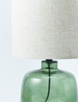 Salt&Pepper Monroe Table Lamp, Green product photo View 03 S