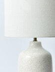 Salt&Pepper Dean Table Lamp, White product photo View 03 S