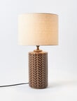 Salt&Pepper Newman Table Lamp, Brown product photo View 02 S