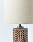 Salt&Pepper Newman Table Lamp, Brown product photo View 03 S