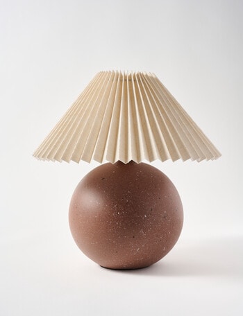 Salt&Pepper Potts Table Lamp, Brown product photo