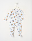 Teeny Weeny Sleep Fox Sleepsuit, Blue product photo