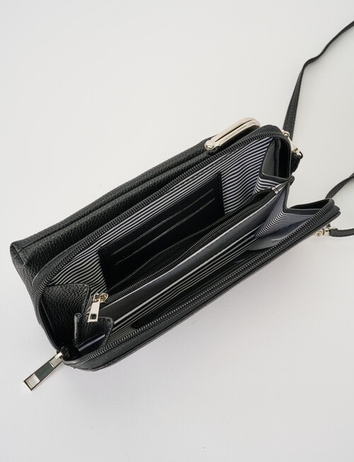 Pronta Moda Phone Wallet, Black product photo View 06 L