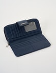 Pronta Moda Large Wallet, Navy product photo View 04 S