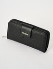 Pronta Moda Large Wallet, Black product photo View 03 S