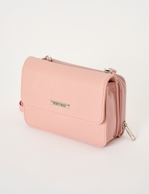 Pronta Moda Roxy Bag With Wallet, Blush product photo View 03 L