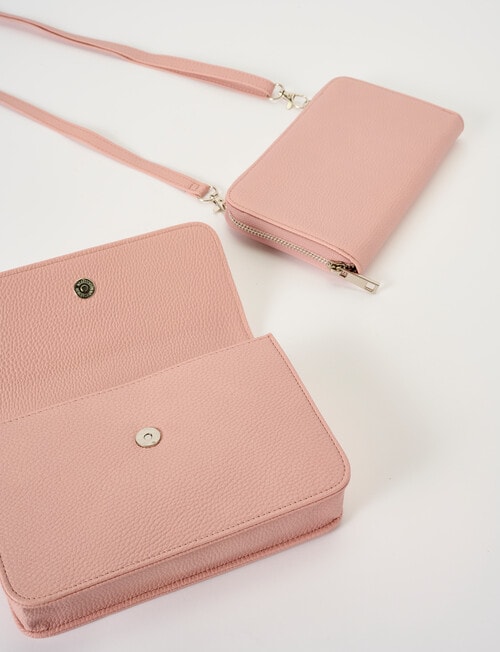 Pronta Moda Roxy Bag With Wallet, Blush product photo View 06 L