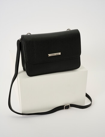 Pronta Moda Roxy Bag With Wallet, Black product photo