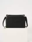 Pronta Moda Roxy Bag With Wallet, Black product photo View 02 S