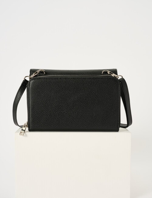 Pronta Moda Roxy Bag With Wallet, Black - Handbags