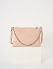 Pronta Moda Lacey Crossbody Bag With Chain, Blush product photo View 02 S