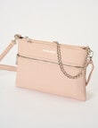 Pronta Moda Lacey Crossbody Bag With Chain, Blush product photo View 03 S
