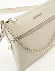 Pronta Moda Lacey Crossbody Bag With Chain, Silver product photo View 04 S