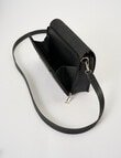 Pronta Moda Chic Crossbody Bag With Embossing, Black product photo View 06 S
