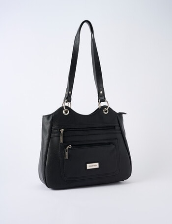 Pronta Moda Nancy Shoulder Bag, Black product photo