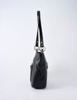 Pronta Moda Nancy Shoulder Bag, Black product photo View 04 S