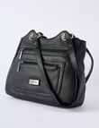 Pronta Moda Nancy Shoulder Bag, Black product photo View 05 S