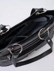 Pronta Moda Nancy Shoulder Bag, Black product photo View 06 S