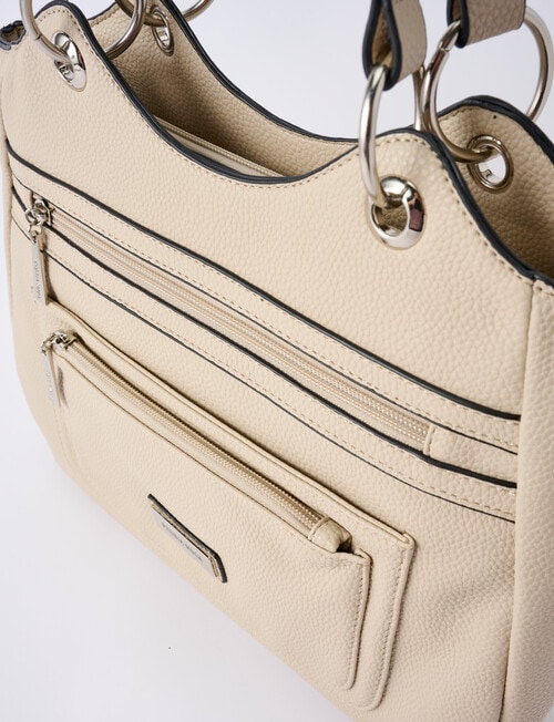 Pronta Moda Nancy Shoulder Bag, Bone product photo View 03 L