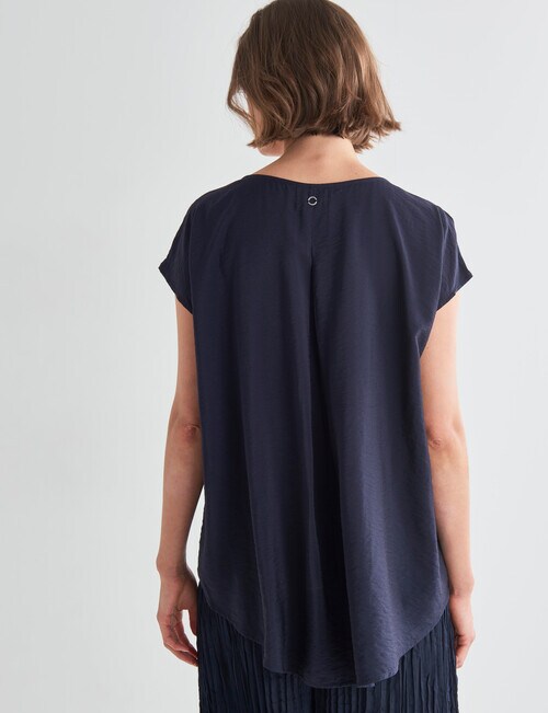 Jigsaw Lofty Layer Top, Midnight Tops