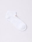 DS Socks Coolmax Cotton Cushion Sole Sport Anklet, White product photo