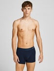 Jack & Jones Viscose Bamboo Basic Trunk, 3-Pack, Navy, Red & Black product photo View 02 S