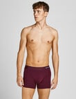 Jack & Jones Viscose Bamboo Basic Trunk, 3-Pack, Navy, Red & Black product photo View 03 S