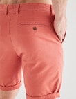 Gasoline Stephan Chino Short, Coral product photo View 04 S