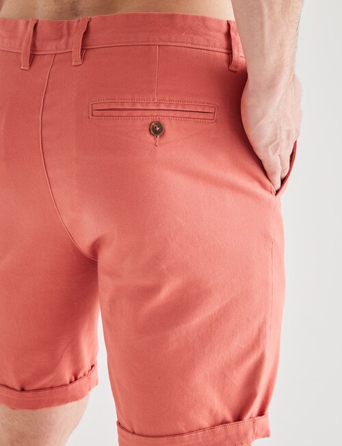 Gasoline Stephan Chino Short, Coral product photo View 04 L