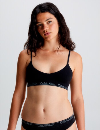 Calvin Klein Modern Seamless Lightly Lined Triangle Bra, Black product photo