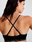 Calvin Klein Modern Seamless Lightly Lined Triangle Bra, Black product photo View 03 S