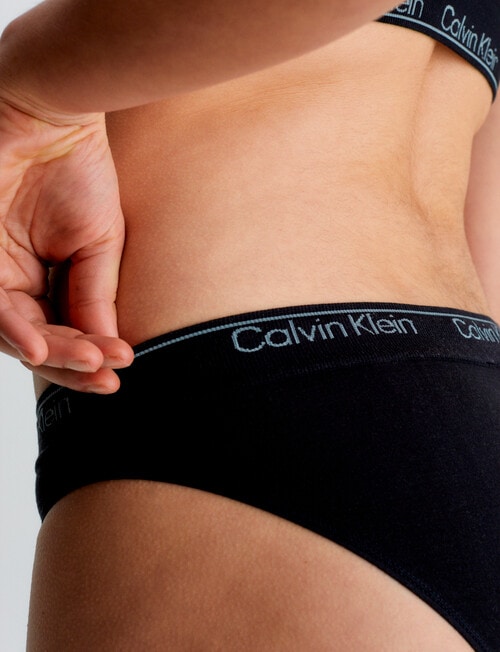 Calvin Klein Modern Seamless Bikini Brief, Black product photo View 04 L