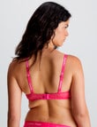 Calvin Klein 1996 Animal Lace Lightly Lined Balconette Bra, Fuchsia Rose product photo View 02 S
