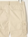 No Issue Woven Cargo Short, Stone product photo View 02 S