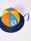 Teeny Weeny Multi Coloured Panel Hat, Blue product photo View 03 S