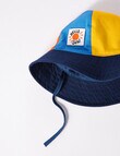 Teeny Weeny Multi Coloured Panel Hat, Blue product photo View 05 S