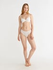 Calvin Klein Sheer Marquisette Lace Lightly Lined Demi Bra, White product photo View 03 S